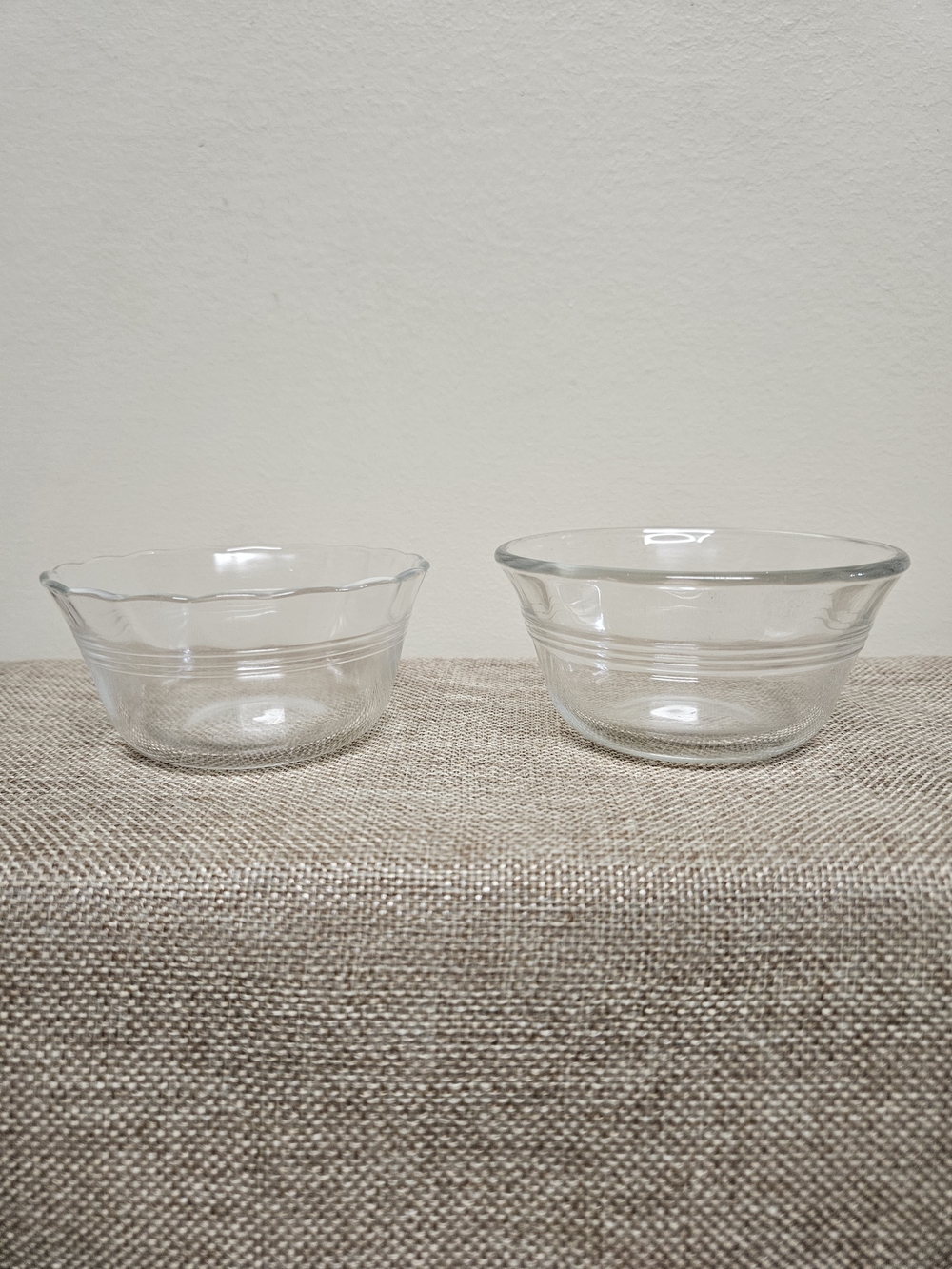 Pyrex Clear Glass Prep Bowls